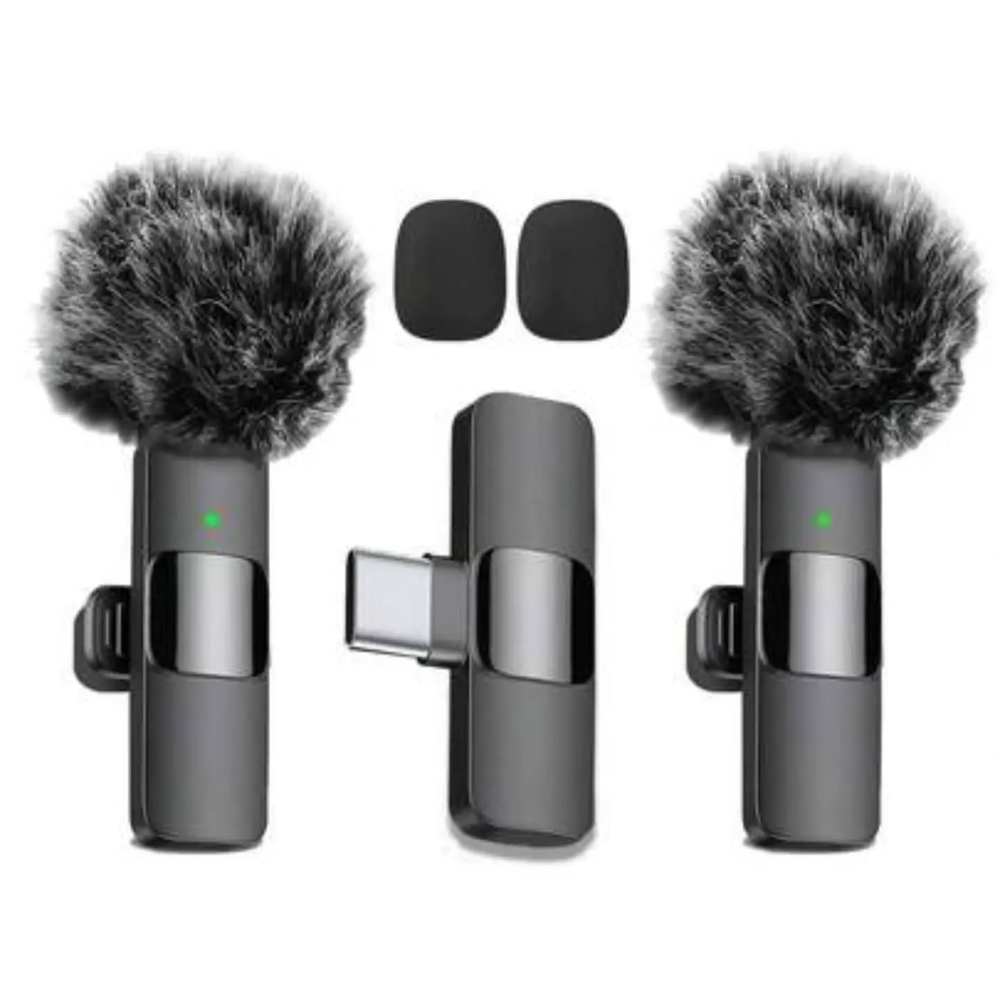 HITOZON Wireless Lavalier Microphone For Android – Plug-Play Omnidirectional Clip-On Mic – Perfect For Podcast