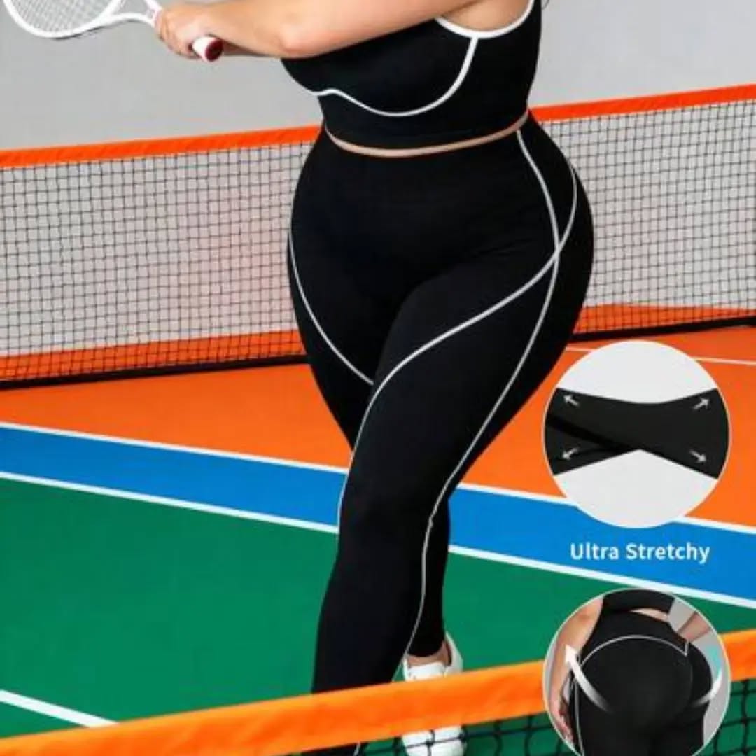 Plus Size Women's Tight Compression Leggings