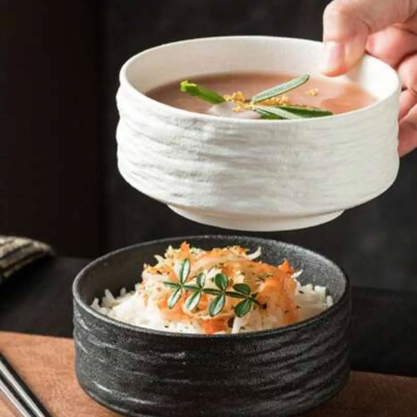 Creative Rock Texture Bowl