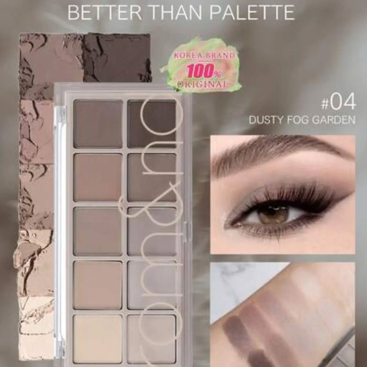 Rom&nd Romand Better Than Palette 04 Dusty Fog Garden Eyeshadow Palette