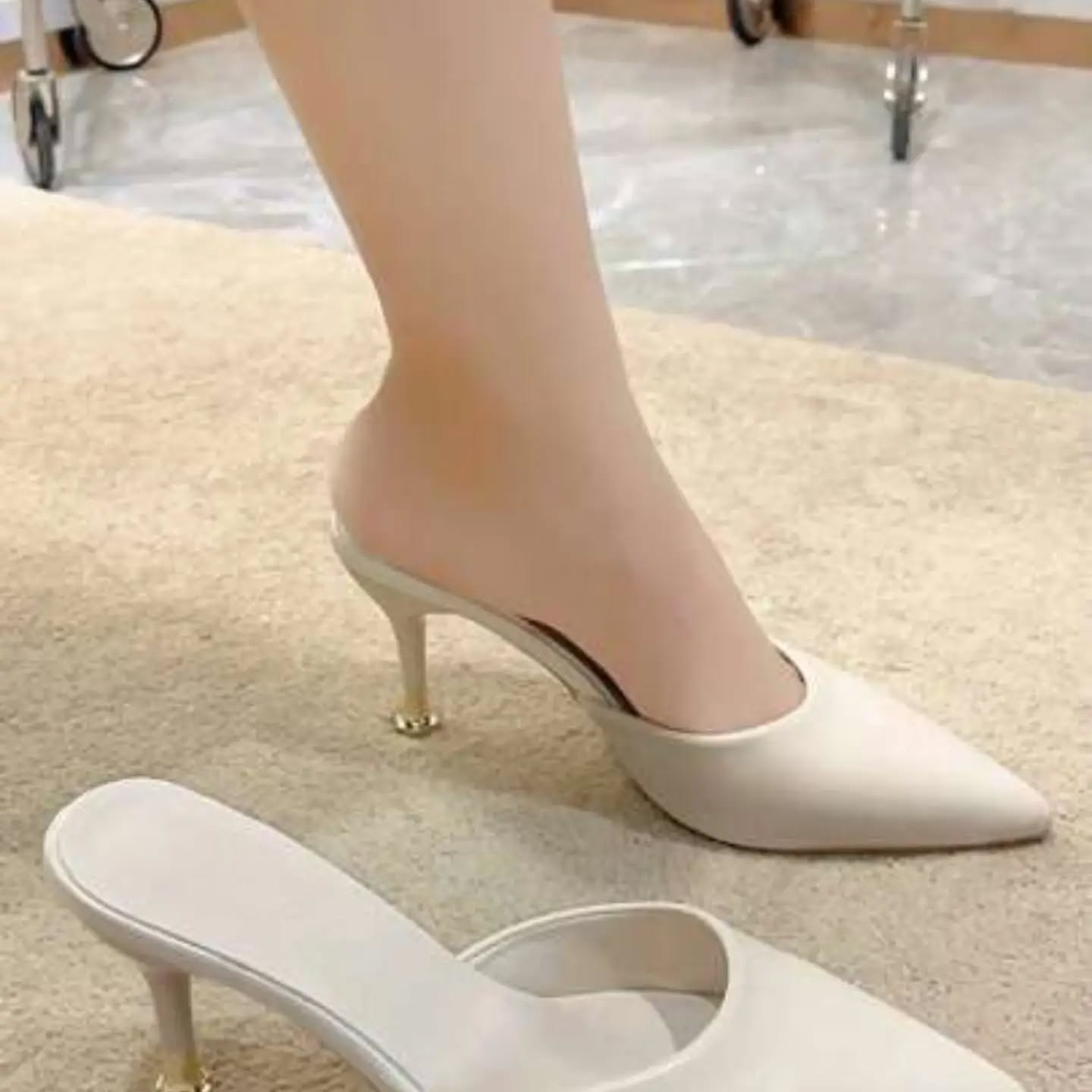Women's High-Heeled Closed-Toe Sandals With Fairy Style