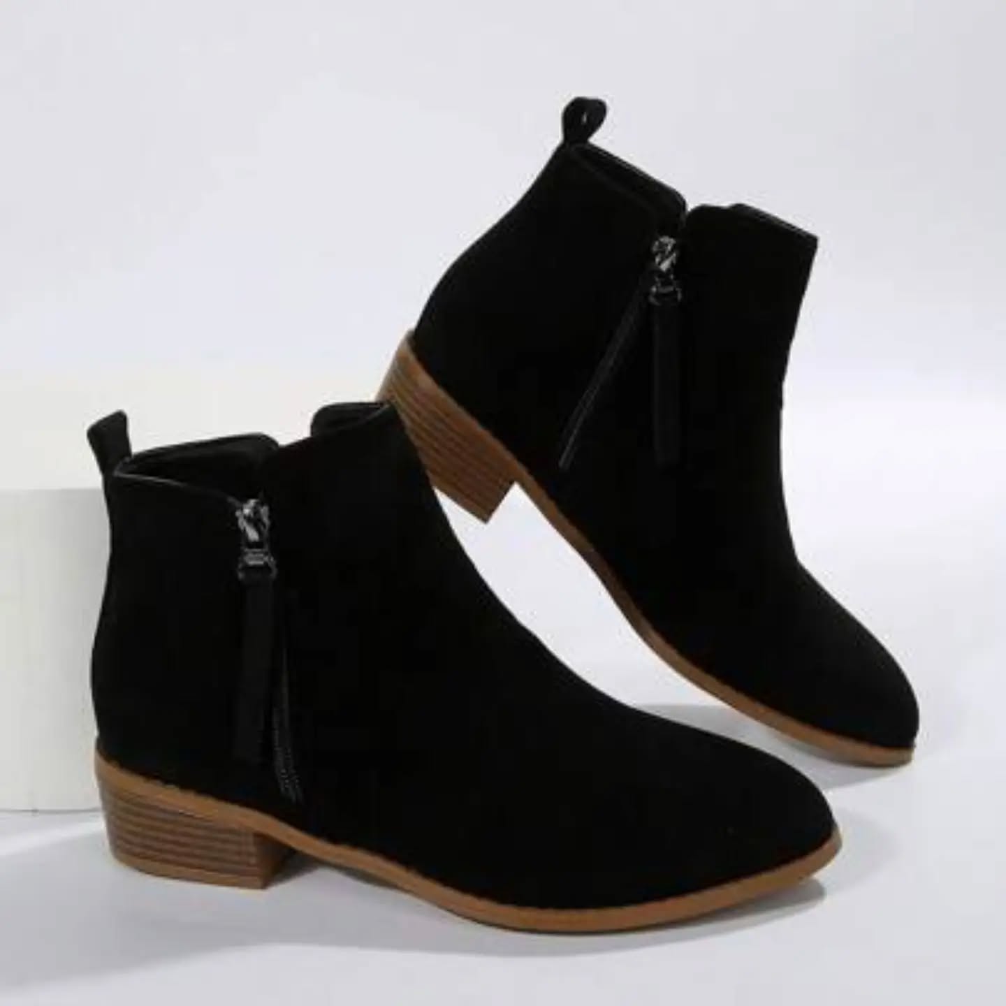 Fall/Winter Women Fashion Ankle Boots With Zipper Design