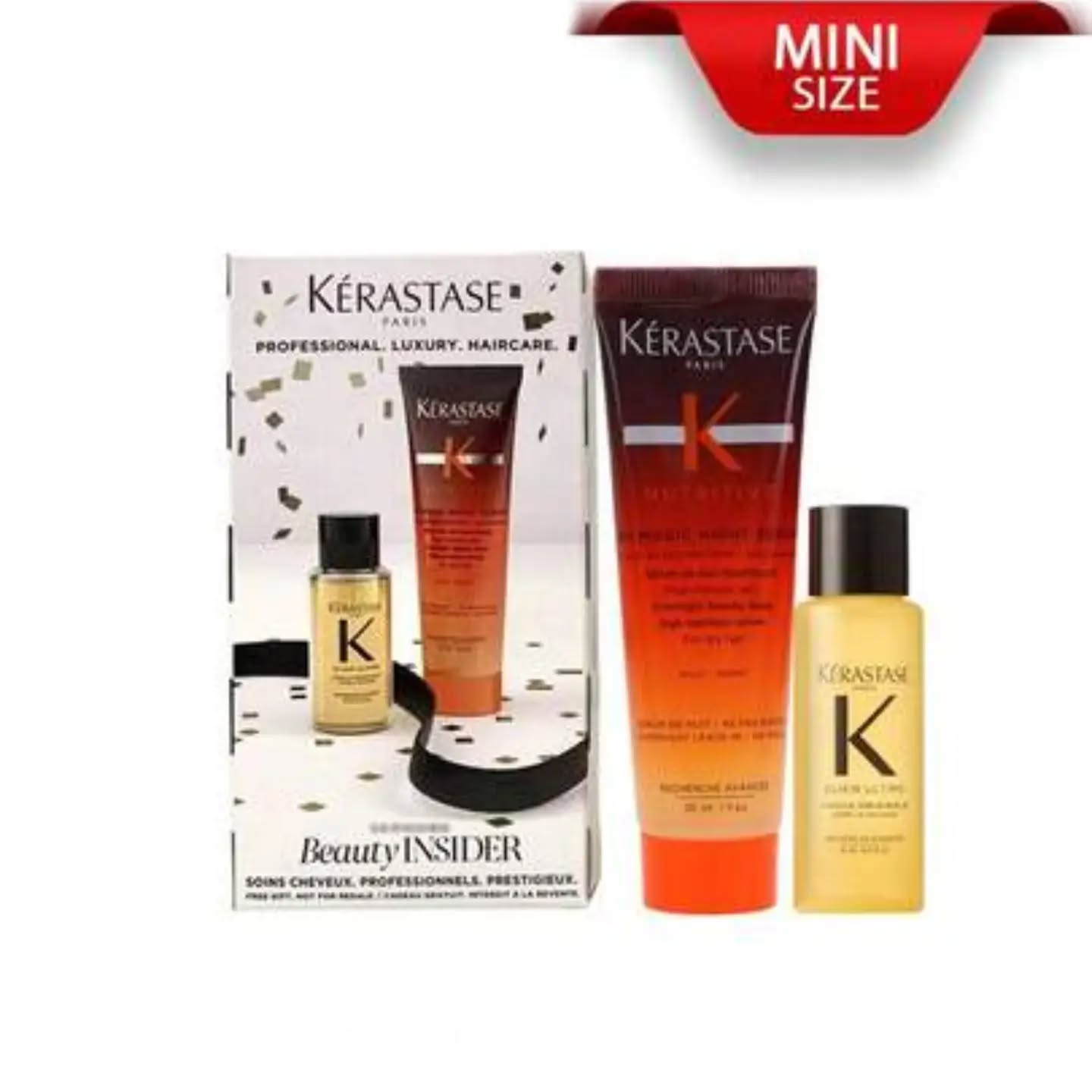 Kérastase Kerastase 8H Night Serum 30ml & Hair Oil 15ml Duo Set Travel Size