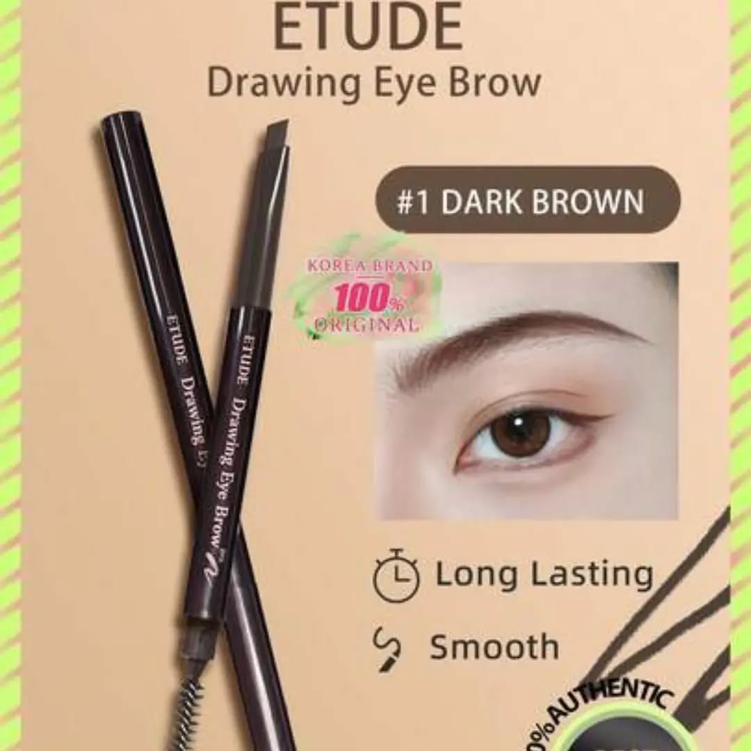 ETUDE HOUSE Natural Daily Look Eyebrow Pencil #1 DARK BRO